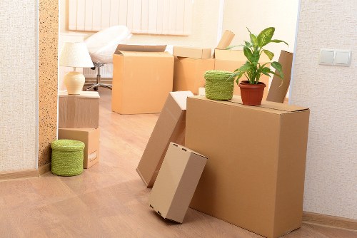 Professional movers handling furniture in Barnsbury